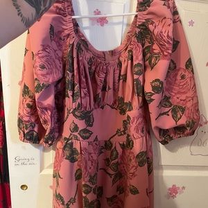 Vixen Blush rose vacation dress XL.